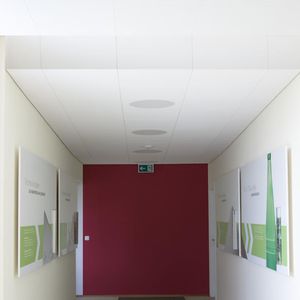 faux-plafond en laine de verre