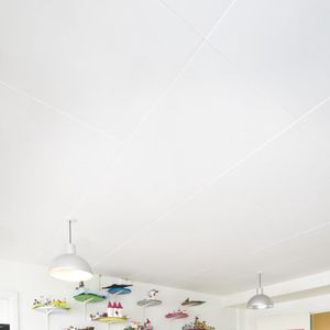 faux-plafond en laine de verre