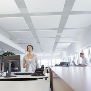 faux-plafond en laine de verre