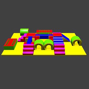 parcours de motricité en mousse 1