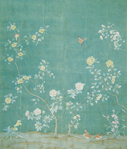 papier peint classique / à motif floral / à motif nature / chinoiserie