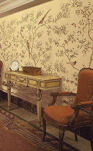 papier peint classique / à motif floral / à motif nature / chinoiserie