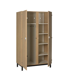 armoire contemporaine / en bois / à porte battante / professionnelle