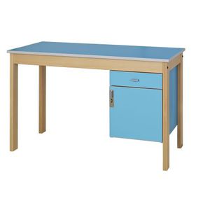 bureau pour open space / en mélaminé / contemporain / professionnel
