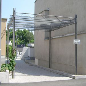 pergola autoportée / en métal / pour espace public