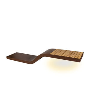 banc public design minimaliste