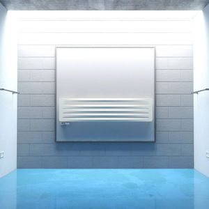 radiateur à eau chaude / en métal / contemporain / rectangulaire