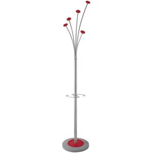 porte-manteau sur pied / contemporain / en acier / en plastique
