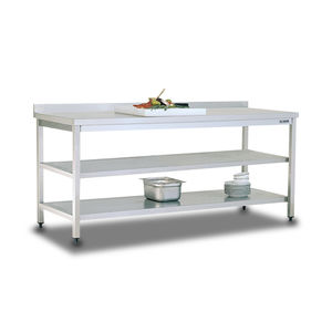table de préparation en acier inox 1