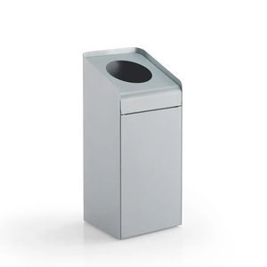 poubelle en acier à revêtement par poudre 1