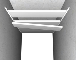 faux-plafond en acier galvanisé