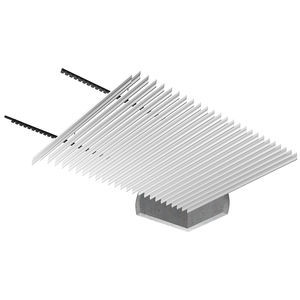 faux-plafond en aluminium