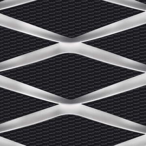 maille métallique pour bardage / en aluminium / en acier / à maille losangée
