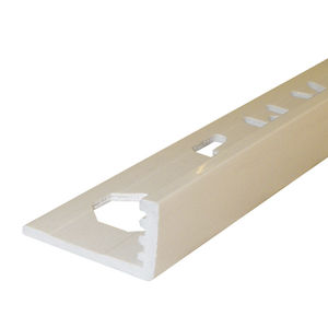 profilé de finition en PVC / pour angle extérieur / pour carrelage