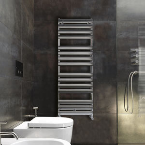 sèche-serviettes à eau chaude / en métal / contemporain / de salle de bain