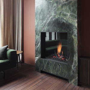 foyer fermé à gaz