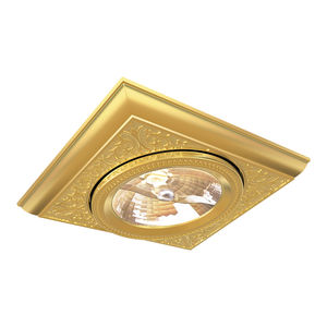 downlight encastré / à LED / carré / en métal
