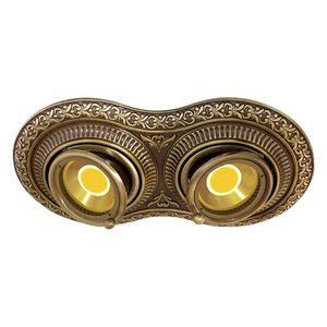 spot encastrable au plafond / à LED / rond / en laiton