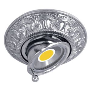 spot encastrable au plafond / à LED / rond / en laiton