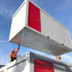 cabine préfabriquée à usage technique 1