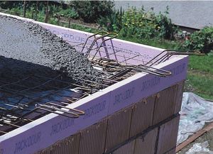bloc de coffrage en polystyrène / pour plancher / isolant