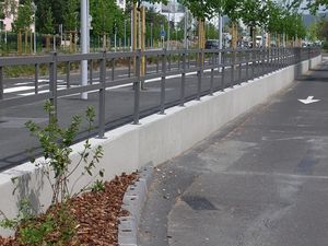 mur de soutènement en béton armé