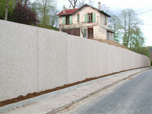 mur de soutènement en béton armé