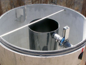 cuve de traitement des eaux usées