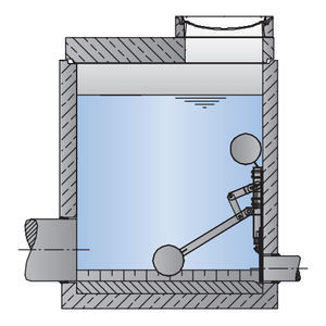 cuve de récupération d'eau de pluie