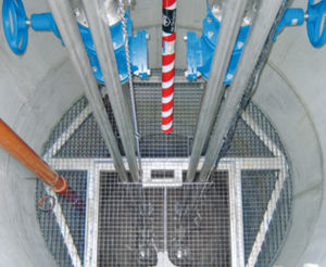 regard d'égout en béton armé
