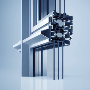 profilé pour fenêtre en aluminium / étanche / acoustique / à isolation thermique