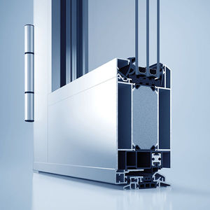 profilé pour porte en aluminium / à isolation thermique / de sécurité / acoustique
