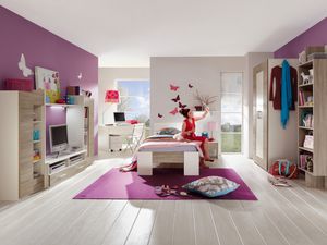 chambre d'enfant blanche