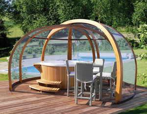 abri de spa en bois