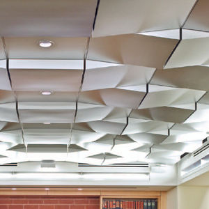 faux-plafond en métal / en panneaux / décoratif / avec relief
