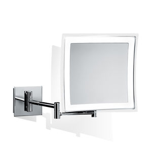 miroir mural / grossissant / lumineux / contemporain