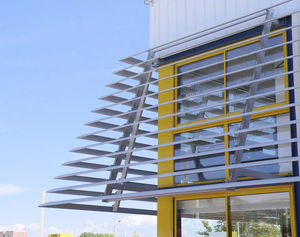 brise-soleil en aluminium