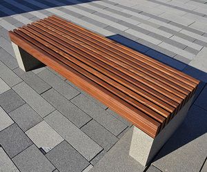banc public contemporain