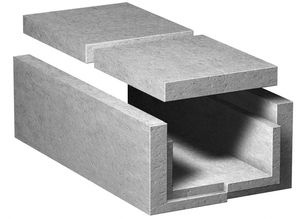 caniveau en béton