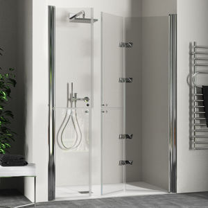 paroi de douche pivotante
