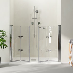 paroi de douche pivotante