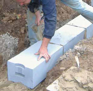 bloc de béton cellulaire
