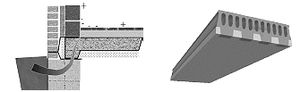 dalle de plancher en béton