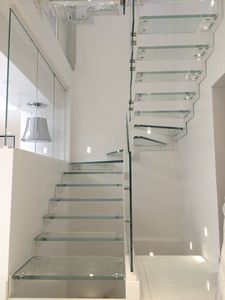 escalier demi-tournant