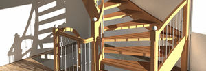 logiciel CAO / d'architecture / pour escalier / 3D