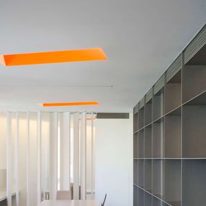 grille de ventilation en aluminium / linéaire / pour le soufflage et la reprise d'air