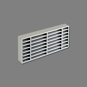 grille de transfert acoustique / en PVC