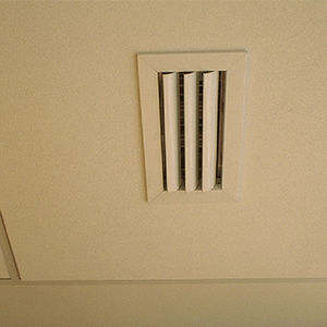 grille de ventilation en aluminium / rectangulaire / chauffante