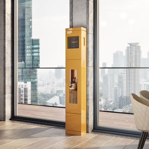 meuble bar avec horloge intégrée 1
