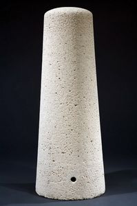 borne anti-stationnement / en béton
